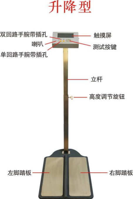 JH-001升降型数显示式人体静电测试仪